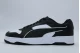 Puma RBD Break Low Ανδρικά Sneakers Λευκά, Μαύρα
