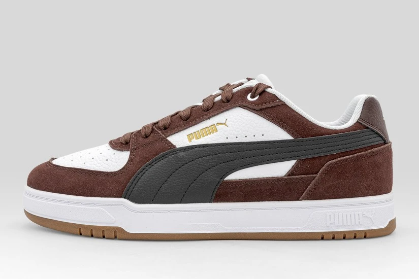 Puma Caven III OG Ανδρικά Sneakers Καφέ, Μαύρα, Λευκά