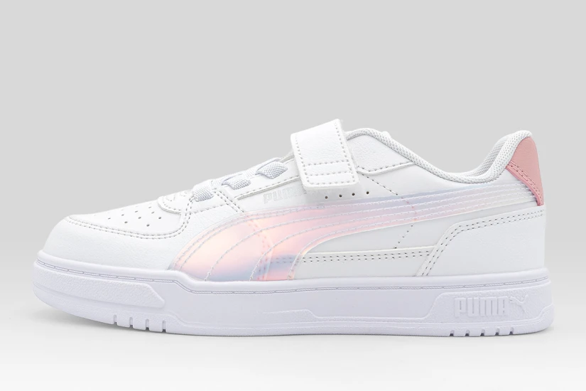 Puma Caven 2.0 Holo Παιδικά Sneakers Λευκά, Ροζ