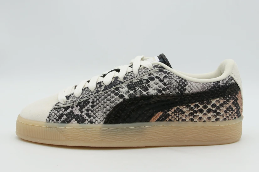 Puma Suede Snake Print Sneakers (408329 01)