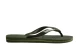 Havaianas Brasil Logo Unisex Σαγιονάρες Πράσινες