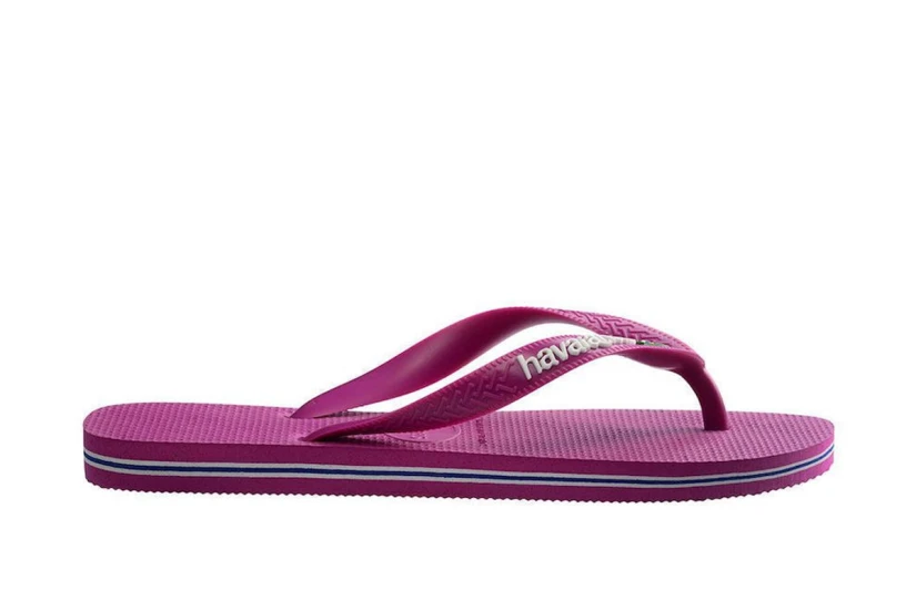 Havaianas Brasil Logo Unisex Σαγιονάρες Ροζ