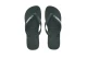 Havaianas Brasil Logo Unisex Σαγιονάρες Χακί, Λευκές