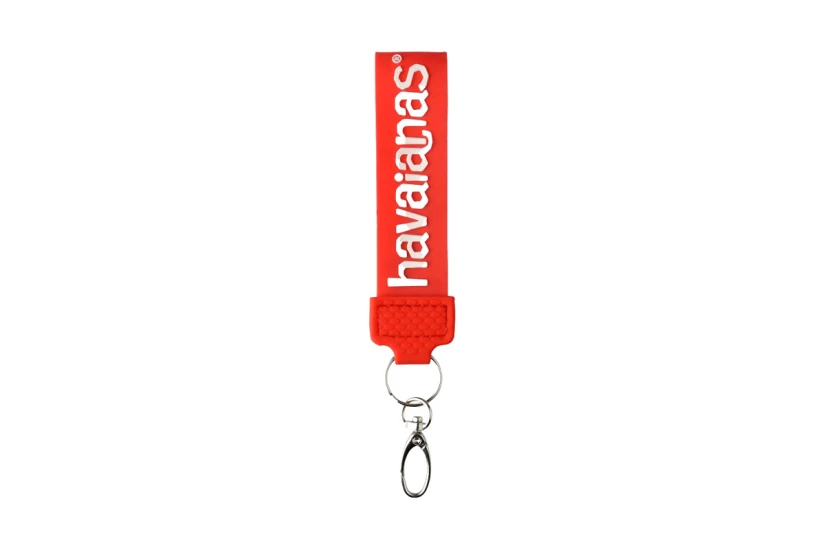 Havaianas Chaveiro Μπρελόκ Κόκκινο, Λευκό