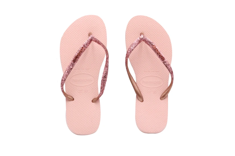 Havaianas Slim Glitter II Σαγιονάρες Ροζ, Μωβ