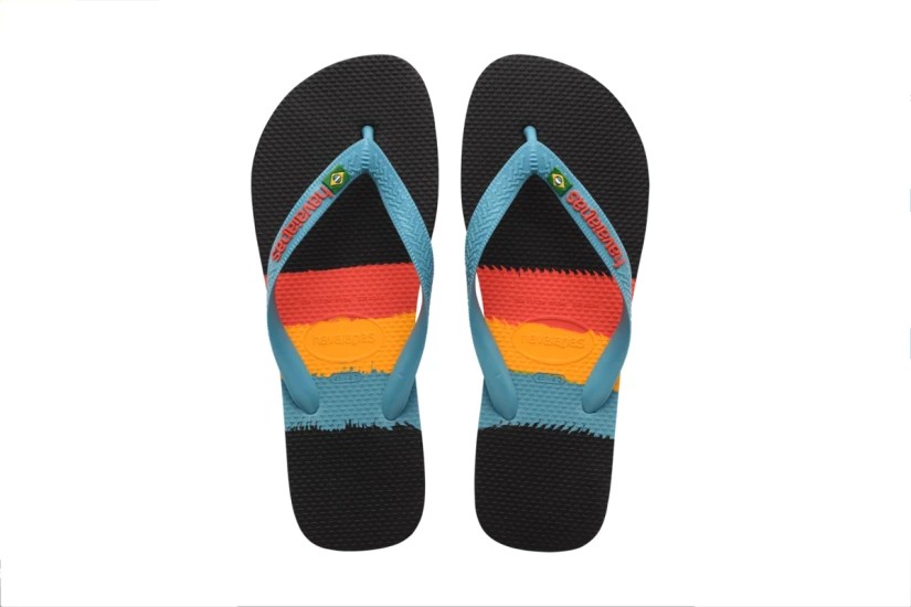 Havaianas Brasil Tech II Unisex Σαγιονάρες Μαύρες, Κόκκινες, Κίτρινες, Γαλάζιες