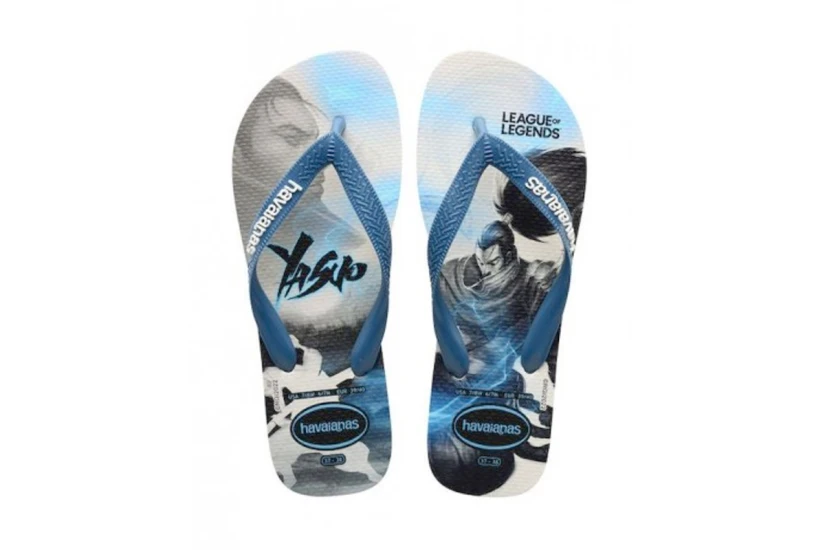 Havaianas Top League of Legends Unisex Σαγιονάρες Μπλε, Μαύρες, Λευκές