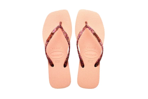 Havaianas Slim Square Logo Metallic Σαγιονάρες (4148257 0076)