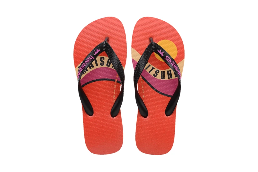 Havaianas Top Maison Kitsune Wave Flip Flops