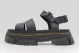 Dr. Martens Mattison 2 Strap Γυναικεία Σανδάλια Μαύρα