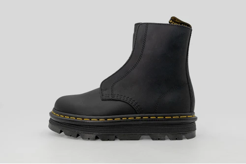Dr. Martens Zebzag Laceless Slip On Leather Μποτάκια Μόδας (42653001)