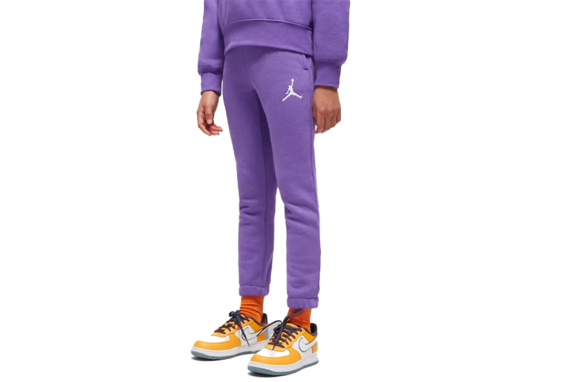 Jordan Icon Play Fleece Παντελόνι Φόρμας Μωβ