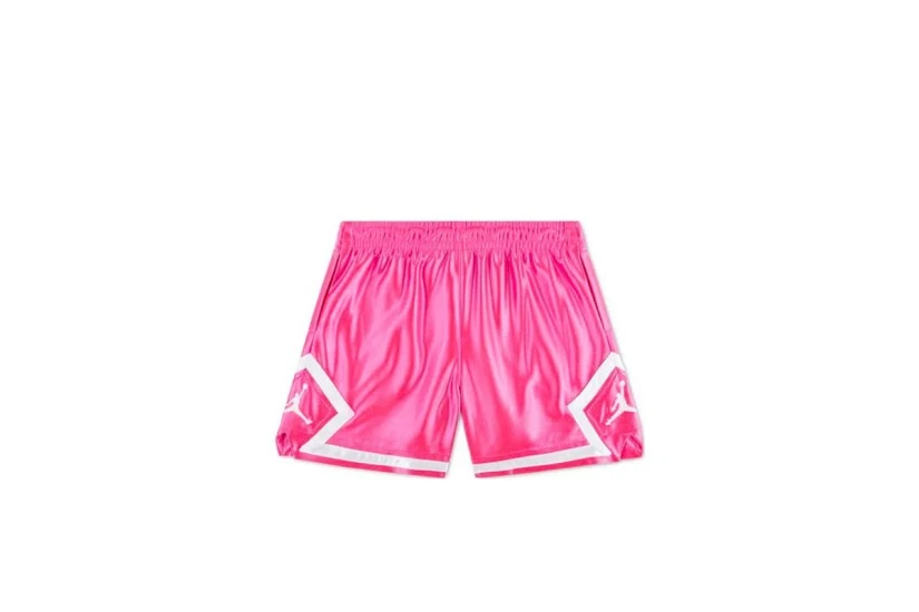 Jordan Sport Dri-FIT Diamond Παιδική Μπασκετική Βερμούδα Φούξια, Λευκή