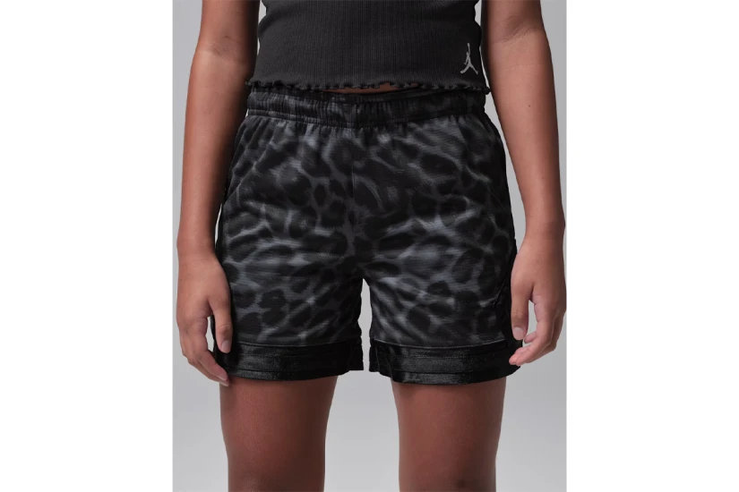 Jordan Dri-Fit Printed Sport Diamond Παιδική Μπασκετική Βερμούδα Μαύρη