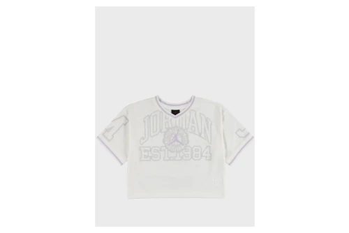 Jordan Secret Diary Cropped Jersey T-Shirt (45F886 782)