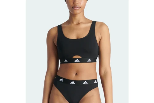 Adidas Performance Cotton Logo Bralette Γυναικείο (4A1H77 BLACK)