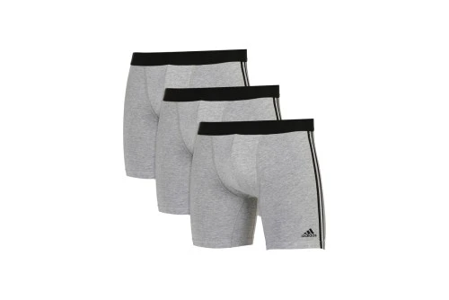 Adidas Performance Active Flex Cotton Εσώρουχο Boxer 3-Τεμάχια (4A2M03 GREY MELANGE)
