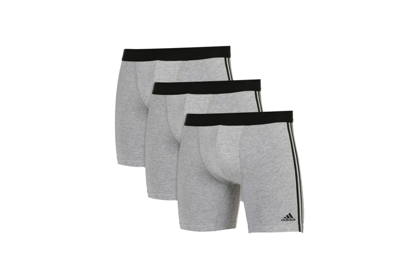 Adidas Performance Active Flex Cotton Εσώρουχο Boxer 3-Τεμάχια (4A2M03 GREY MELANGE)
