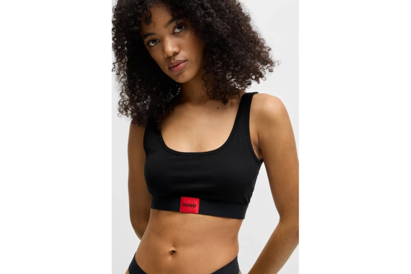 Hugo Red Label Γυναικείο Bralette Μαύρο