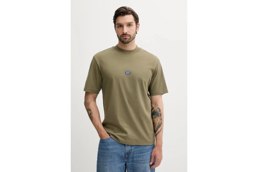 Hugo Nieros Ανδρικό Κοντομάνικο T-Shirt Χακί
