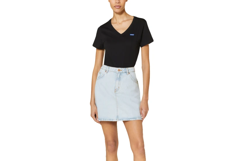 Hugo Classic V Γυναικείο Κοντομάνικο T-Shirt Μαύρο