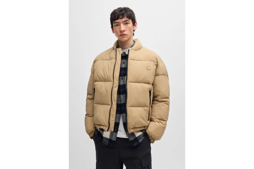 Hugo Braden2441 Ανδρικό Puffer Μπουφάν Μπεζ