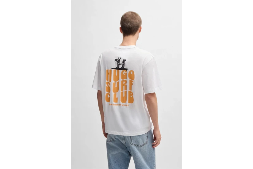 Hugo Nodiwp Ανδρικό Κοντομάνικο T-Shirt Λευκό