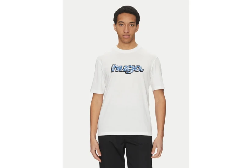 Hugo Nugibol Ανδρικό Κοντομάνικο T-Shirt Λευκό