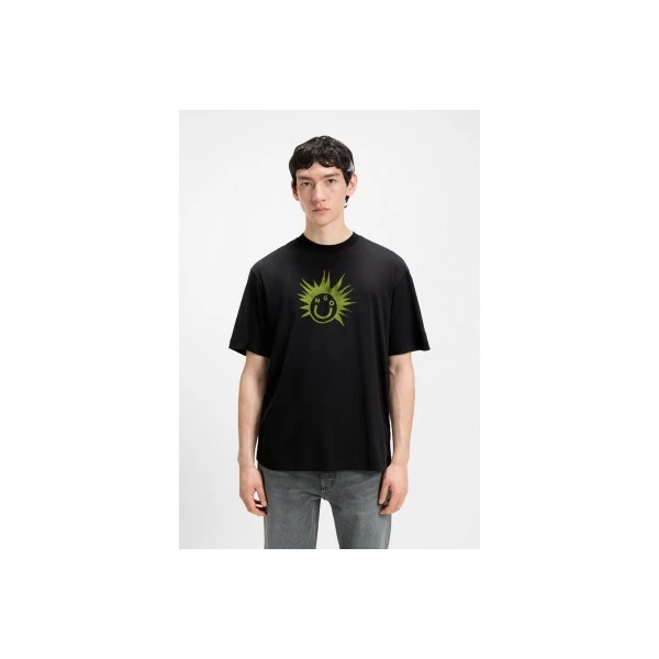 Hugo Nugix With Graphic Logo Print T-Shirt Ανδρικό (50543485 001)