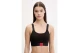 Hugo Padded Cup Red Label Γυναικείο Bralette Μαύρο