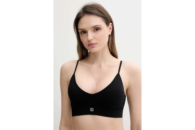 Hugo Seamless Γυναικείο Bralette Μαύρο