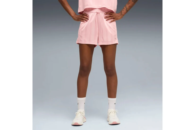 Puma League Jersey Γυναικείο Αθλητικό Σορτς Ροζ