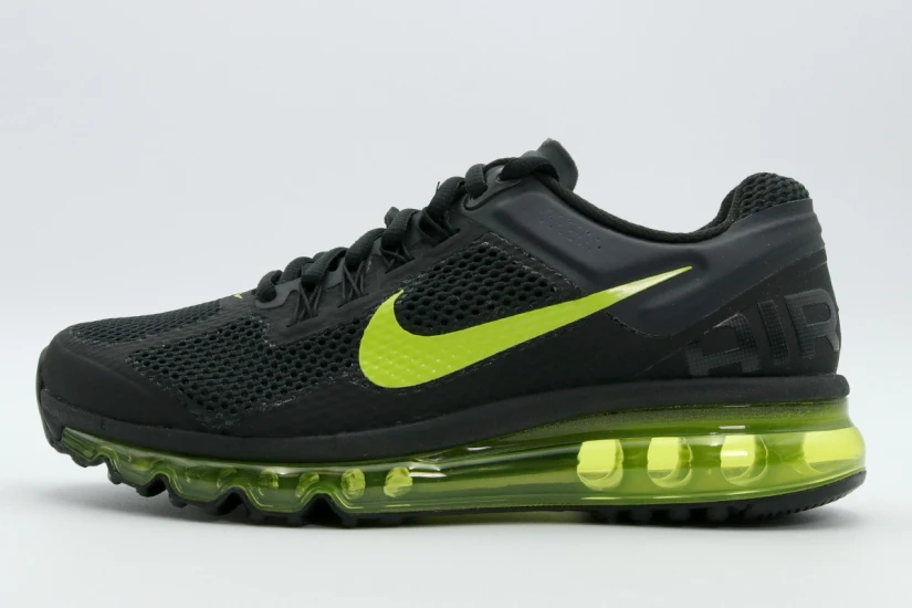 Nike Air Max 2013 Sneakers Μαύρα, Λαχανί