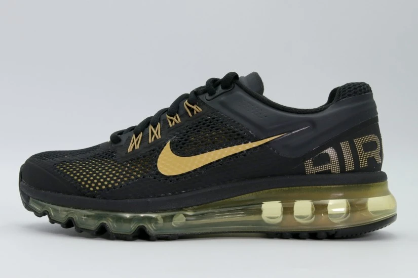 Nike Air Max 2013 Sneakers Μαύρα, Μπρονζέ