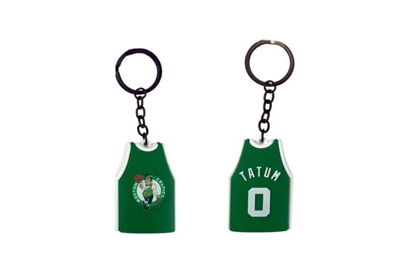 Back Me Up NBA Jersey Boston Celtics Jersey Tatum 0 Μπρελόκ Πράσινο, Λευκό
