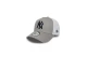 New Era New York Yankees Side Patch Trucker Καπέλο Snapback Γκρι, Λευκό