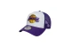 New Era Los Angeles Lakers Trucker Καπέλο Snapback Μωβ, Λευκό, Κίτρινο