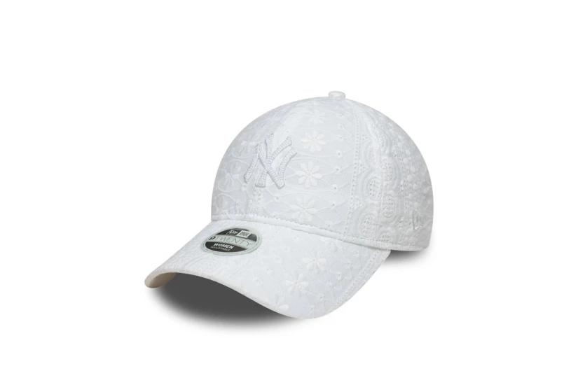 New Era New York Yankees MLB Broderie 9TWENTY Καπέλο Strapback Λευκό