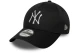 New Era New York Yankees Metallic 9Forty Καπέλο Snapback Μαύρα, Ασημί