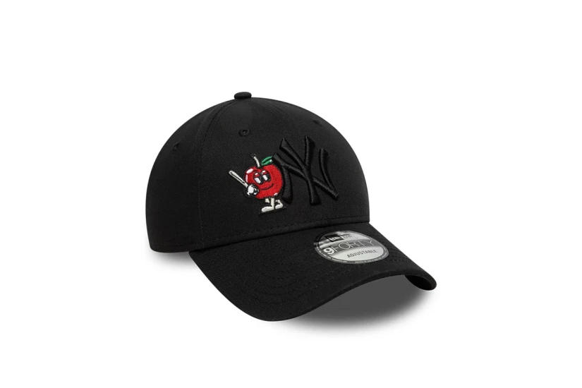New Era New York Yankees Tonal MLB Icon 9Forty Καπέλο Strapback Μαύρο, Κόκκινο