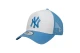 New Era New York Yankees League Essentials Trucker Καπέλο Snapback Γαλάζιο, Λευκό