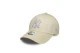 New Era New York Yankees MLB Metallic 9Forty Καπέλο Strapback Μπεζ, Ασημί