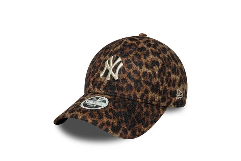New Era Mlb Cosy Leopard 9Forty Καπέλο Strapback Καφέ, Μαύρο, Μπεζ