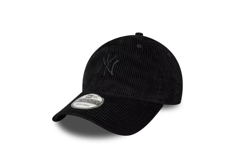 New Era New York Yankees MLB Cord Black 9TWENTY Καπέλο Strapback Μαύρο