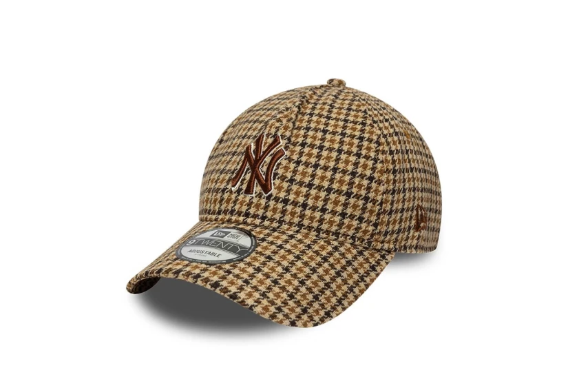 New Era Mlb Check 9Twenty A-Frame Καπέλο Strapback Μπεζ, Καφέ