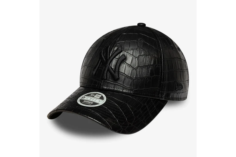 New Era New York Yankees MLB Pattern PU 9FORTY Γυναικείο Καπέλο Strapback Μαύρο