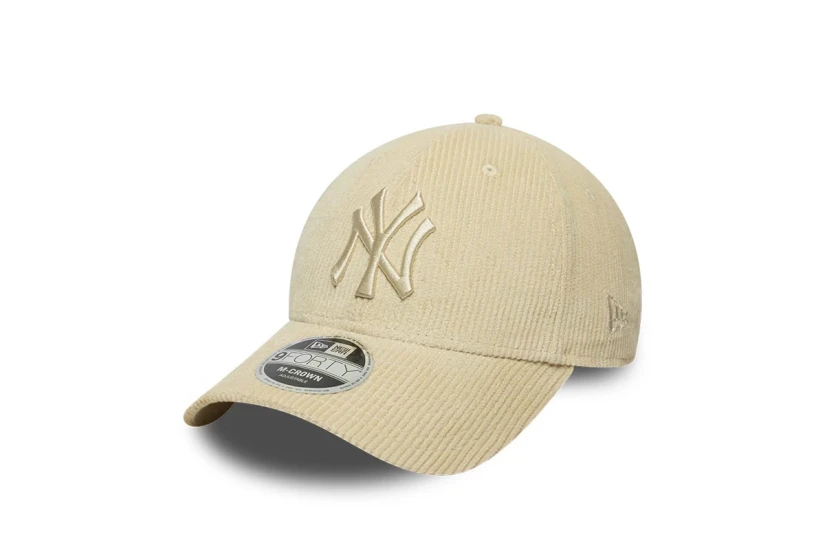 New Era New York Yankees MLB Cord 9Forty M-Crown Καπέλο Strapback Εκρού