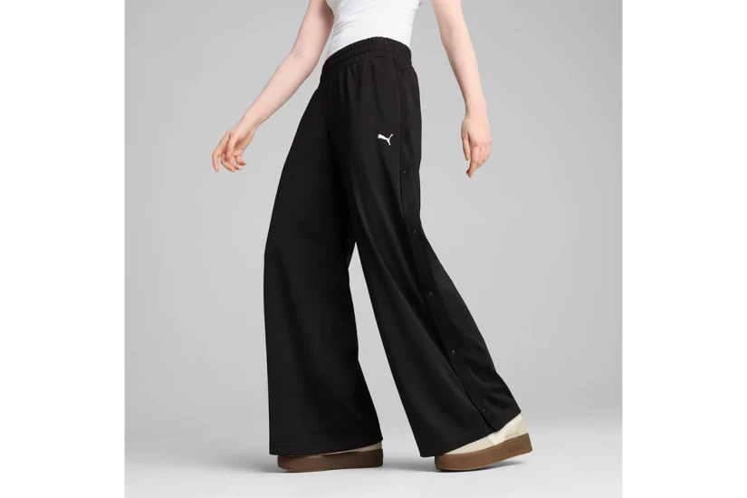Puma Wardrobe Essentials Low Rise Γυναικείο Παντελόνι Φόρμας Μαύρο