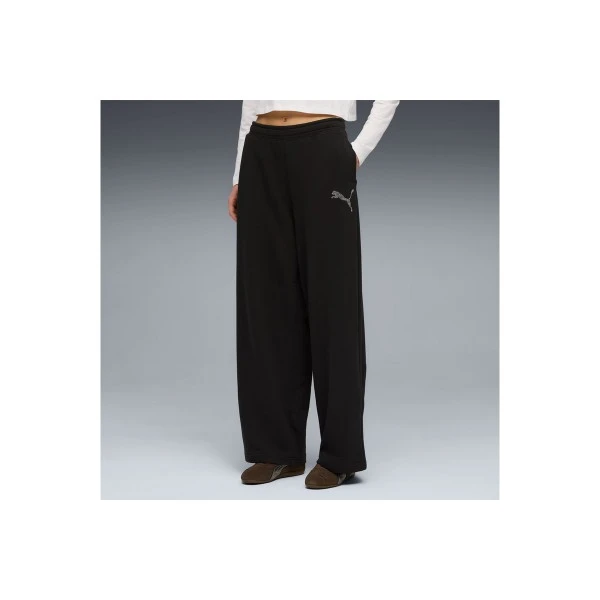 Puma Essentials Graphics Bedazzled Παντελόνι Φόρμας Γυναικείο (634567 01)