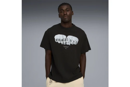 Puma Swish N Ink I Oversized Basketball T-Shirt Ανδρικό (634658 01)